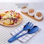 Anygleam Blue Giant Spoon & Fork Set – 2-Piece Stainless Steel