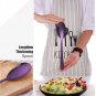 Anygleam Purple Giant Spoon & Fork Set – 2-Piece Stainless Steel