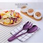 Anygleam Purple Giant Spoon & Fork Set – 2-Piece Stainless Steel