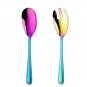 Anygleam Rainbow Giant Spoon & Fork Set &acirc;�� 2-Piece Stainless Steel
