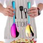 Anygleam Rainbow Giant Spoon & Fork Set &acirc;�� 2-Piece Stainless Steel