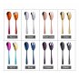 Anygleam Rainbow Giant Spoon & Fork Set &acirc;�� 2-Piece Stainless Steel