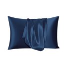 Anypillow Mulberry Silk Pillowcase Set, Blue, XL/L/S, Eye Mask, Soft Comfortable