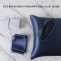 Anypillow Mulberry Silk Pillowcase Set, Blue, XL/L/S, Eye Mask, Soft Comfortable