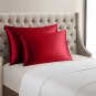 ANYHOUZ Silk Pillowcase, Red Wine, XL/L/S, Mulberry Silk, Soft & Comfortable Bedding