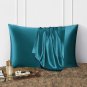 ANYHOUZ Silk Pillowcase, Teal, XL/L/S, Mulberry Silk, Soft & Comfortable Bedding