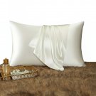 ANYHOUZ Silk Pillowcase Set, White, XL/L/S, Mulberry Silk, Eye Mask Included ANYHOUZ Silk Pillowcase Set, White, XL/L/S, Mulberry Silk, Eye Mask Included