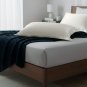 ANYHOUZ Silk Pillowcase Set, White, XL/L/S, Mulberry Silk, Eye Mask Included
