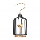 ANYHOUZ Birdcage Tabletop Decor, Gold Handle, Metal Art Ornament, Home Display
