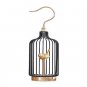 ANYHOUZ Birdcage Tabletop Decor, Gold Handle, Metal Art Ornament, Home Display