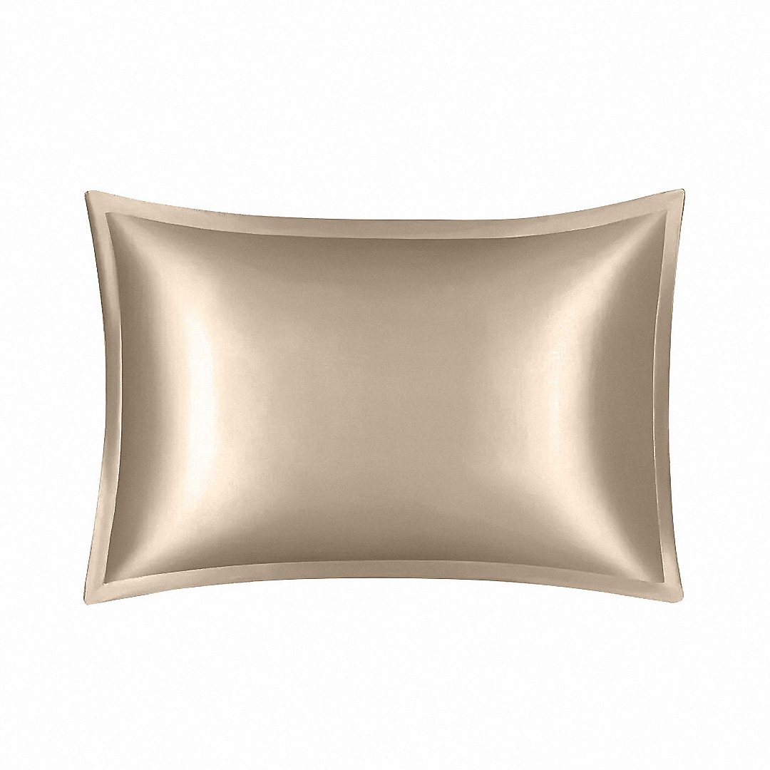 ANYHOUZ Gold Pure Silk Pillowcase, XL/L/S, Soft Smooth Luxury Bedding