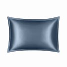 ANYHOUZ Blue Gray Pure Silk Pillowcase, XL/L/S, Soft Smooth Luxury Bedding