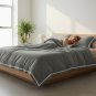 Anycozy Duvet Cover Set Plain Fitted Bed Sheet Ultra Soft Luxury Velvet Bedding Collection