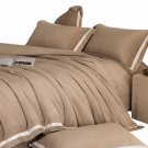 Anycozy Duvet Cover Set Plain Fitted Bed Sheet Ultra Soft Luxury Velvet Bedding Collection Anycozy Duvet Cover Set Plain Fitted Bed Sheet Ultra Soft Luxury Velvet Bedding Collection