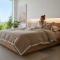 Anycozy Duvet Cover Set Plain Fitted Bed Sheet Ultra Soft Luxury Velvet Bedding Collection