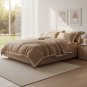 Anycozy Duvet Cover Set Plain Fitted Bed Sheet Ultra Soft Luxury Velvet Bedding Collection