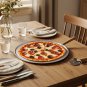 Anygleam 7-Inch Pizza Tray, Aluminum, Non-Stick, Narrow Rim, Baking Pan