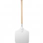 Anygleam Pizza Spatula, 30×35cm, Wooden Handle, Oxidized Bakeware Tool