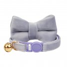 Anypet Stylish Light Purple Bow Cat Collar – Large Size with Safety Buckle, Bell & Durable Strap Anypet Stylish Light Purple Bow Cat Collar – Large Size with Safety Buckle, Bell & Durable Strap