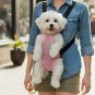 Anypet Pink Denim Pet Carrier Backpack â Small Travel Bag with Front Pocket for Pets