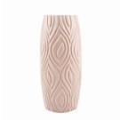 ANYDECO Flower Vase Pink Medium Curve Lines Style Nordic Pot Home Decor ANYDECO Flower Vase Pink Medium Curve Lines Style Nordic Pot Home Decor