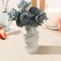 ANYDECO Flower Vase Red Medium Melting Style Nordic Pot Home Decor
