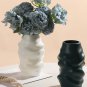 ANYDECO Flower Vase Red Medium Melting Style Nordic Pot Home Decor