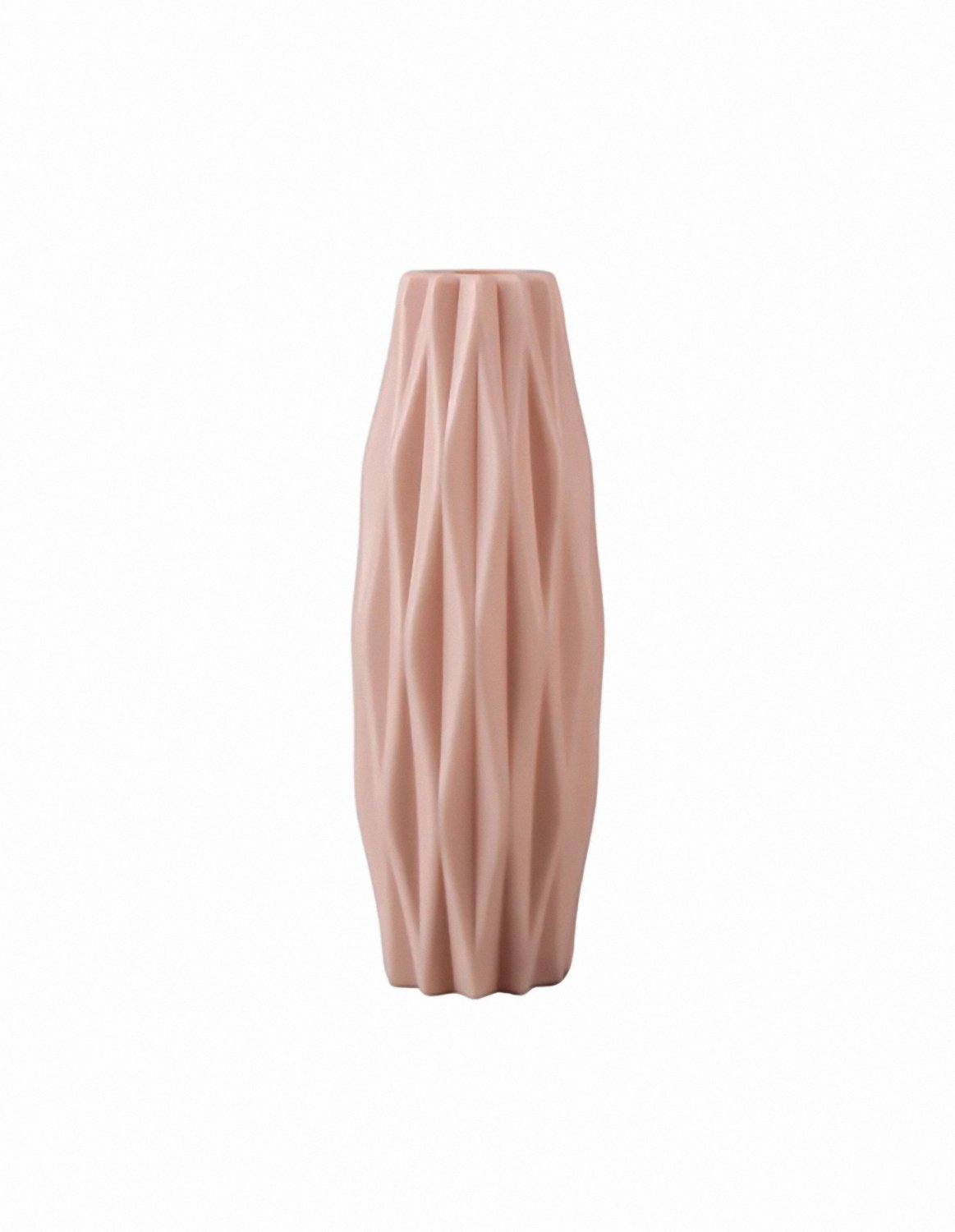 ANYDECO Flower Vase Pink Small Geometric Nordic Style Pot Home Decor