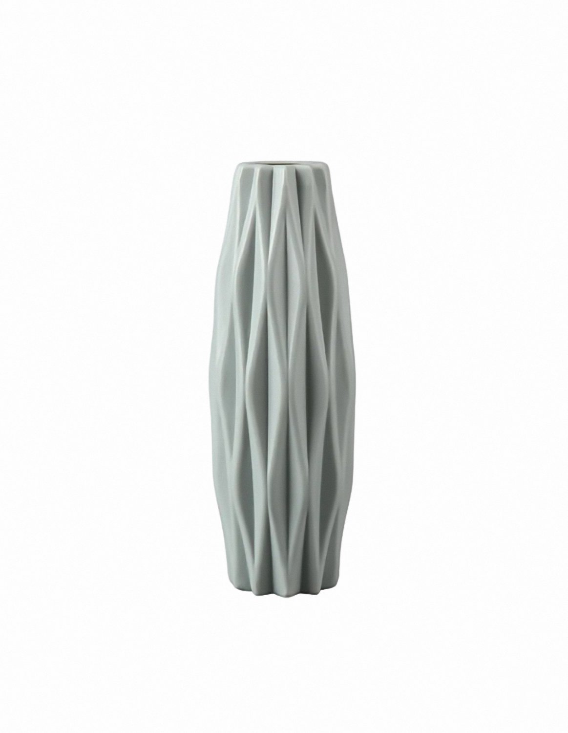 ANYDECO Flower Vase Light Green Small Geometric Nordic Style Pot Home Decor