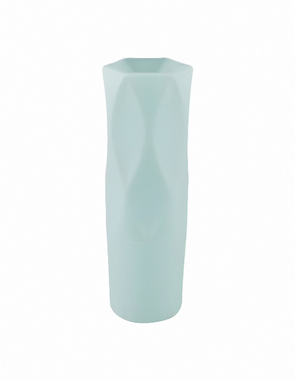 ANYDECO Flower Vase Light Green Small Nordic Rock Diamond Pattern Pot Living Room Decor