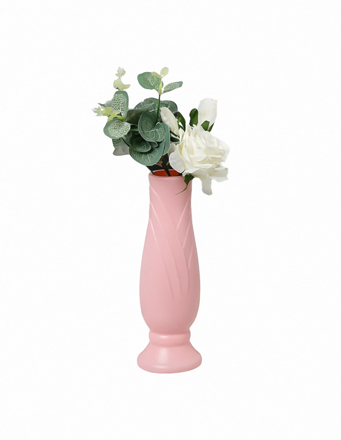 ANYDECO Flower Vase Pink Small Nordic Style Pot Living Room Decor