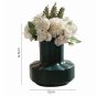 ANYDECO Flower Vase Navy Blue Small Nordic Style Pot Home Decor