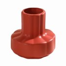 ANYDECO Flower Vase Coral Red Small Nordic Style Pot Home Decor ANYDECO Flower Vase Coral Red Small Nordic Style Pot Home Decor
