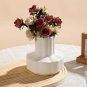 ANYDECO Flower Vase Coral Red Small Nordic Style Pot Home Decor