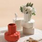 ANYDECO Flower Vase Coral Red Small Nordic Style Pot Home Decor