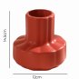 ANYDECO Flower Vase Coral Red Small Nordic Style Pot Home Decor