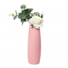 ANYDECO Flower Vase Pink Small Diamond Pattern Table Decor