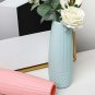 ANYDECO Flower Vase Light Green Small Diamond Pattern Table Decor