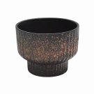 ANYDECO Flower Vase Speckled Orange Small Succulent Plant Pot Home Office Decor ANYDECO Flower Vase Speckled Orange Small Succulent Plant Pot Home Office Decor