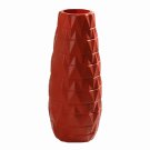 ANYDECO Flower Vase Coral Red Large Nordic Plastic Floral Pot Home Decor ANYDECO Flower Vase Coral Red Large Nordic Plastic Floral Pot Home Decor