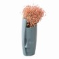 ANYDECO Flower Vase Light Green Large Half Face Nordic Plastic Pot Table Decor
