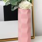 ANYDECO Flower Vase Pink Small Nordic Plastic Table Centerpiece Decor