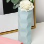 ANYDECO Flower Vase Sky Blue Small Nordic Plastic Table Centerpiece Decor