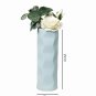 ANYDECO Flower Vase Sky Blue Small Nordic Plastic Table Centerpiece Decor