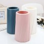 ANYDECO Flower Vase Blue Medium Nordic Plastic Table Decor