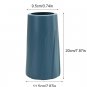 ANYDECO Flower Vase Blue Medium Nordic Plastic Table Decor