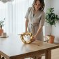 ANYDECO Figurine Gold Apple Nordic Home Decor Sculpture and Ornament