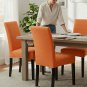 Anyseat Chair Cover, Orange Puzzle Design, Elastic Stretch, Anti-Dirt, Dining & Events