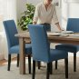 Anyseat Chair Cover, Blue Puzzle Design, Elastic Stretch, Anti-Dirt, Dining & Events
