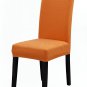 Anyseat Chair Cover, Orange Small Knitted Design, Elastic Stretch, Anti-Dirt, Dining & Events